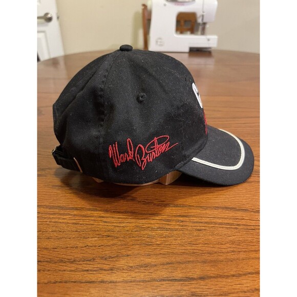 CAT Racing Hat Cap Ward Burton Embroidered Logo Black NEW - Picture 4 of 6